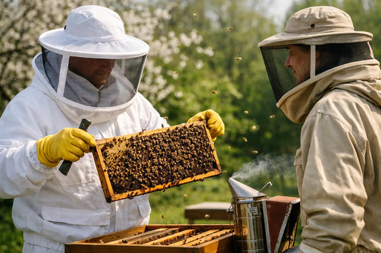 What Real Beekeepers Wear During Spring Inspections