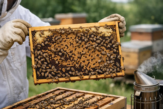 Brood Pattern Lesson Tee for Beekeepers Who Read Frames