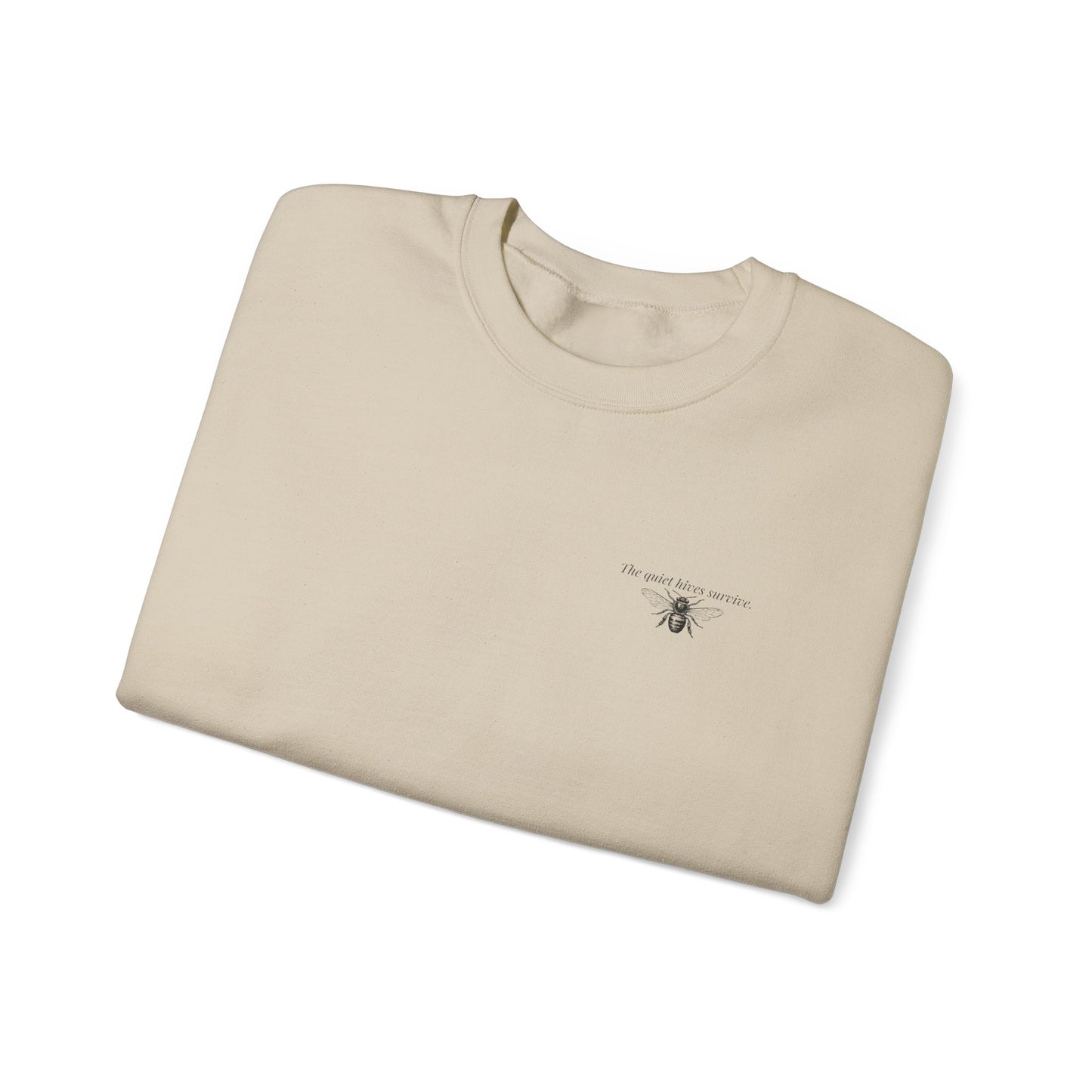 Bees Usually Warn You First Crewneck | Gift for Beekeepers