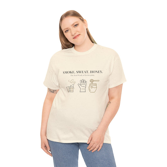 Smoke Sweat Honey Beekeeping T Shirt for Beekeepers