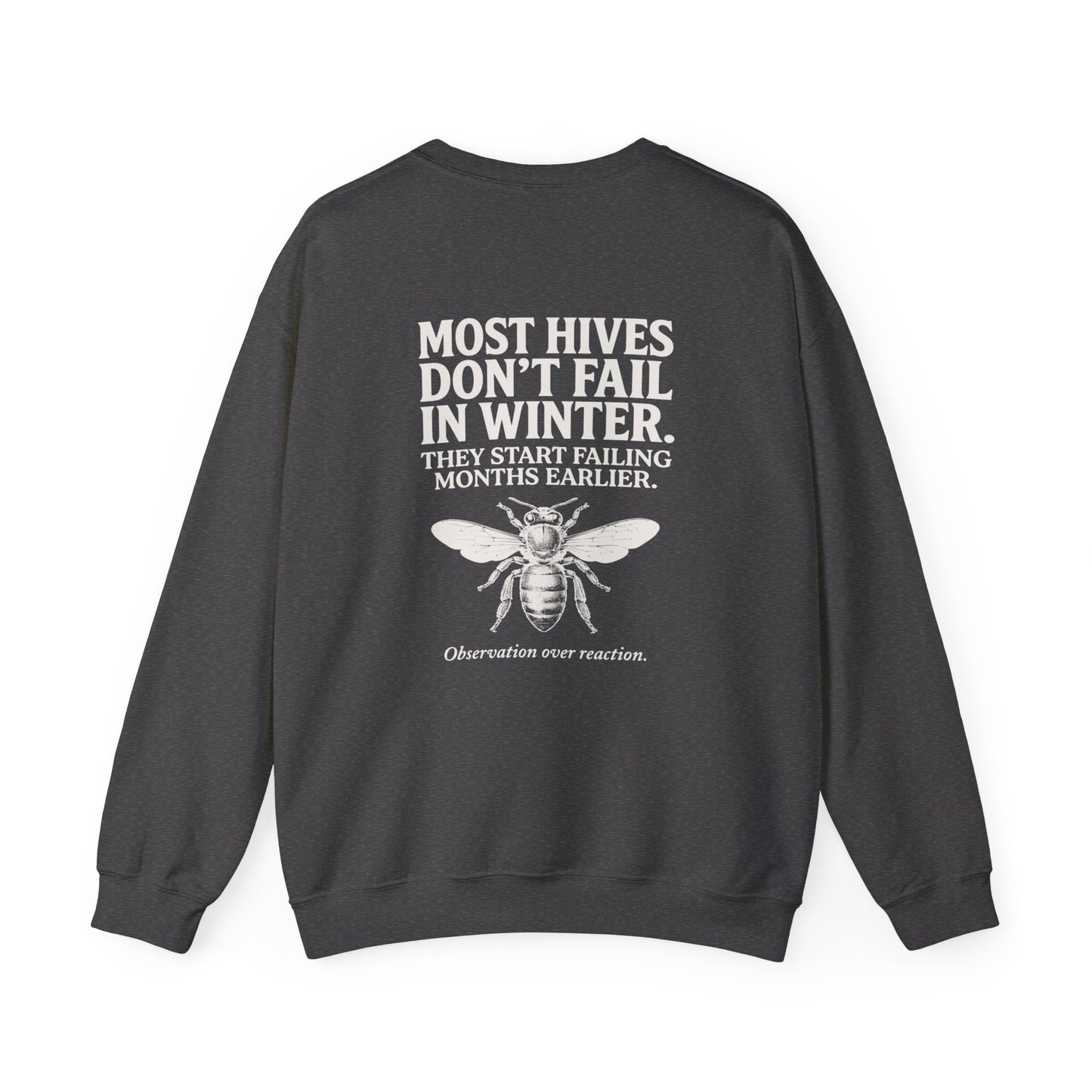 Most Hives Don't Fail in Winter Crewneck | Gift for Beekeepers