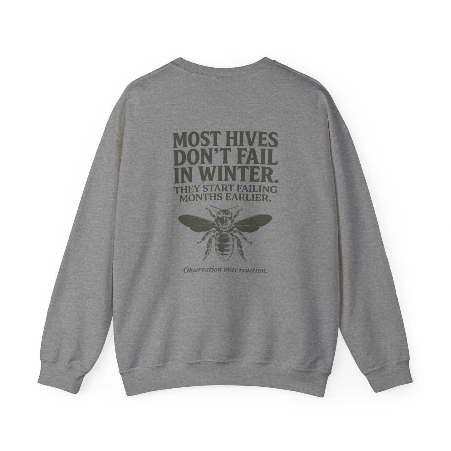 Most Hives Don't Fail in Winter Crewneck | Gift for Beekeepers