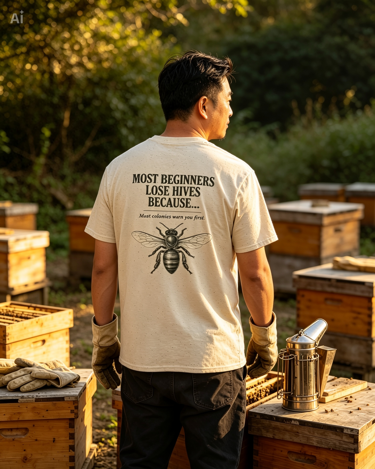 Most Beginners Lose Hives Because Tee | Gift for Beekeepers