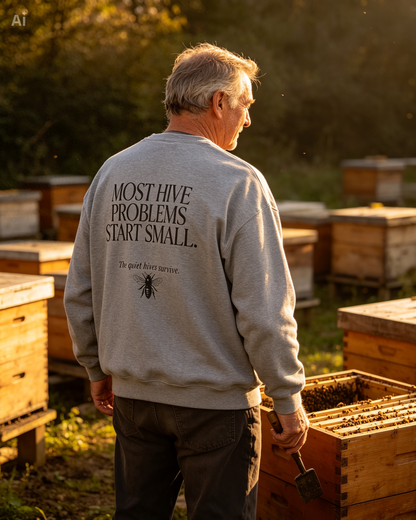 Most Beginners Lose Hives Because Crewneck | Gift for Beekeepers