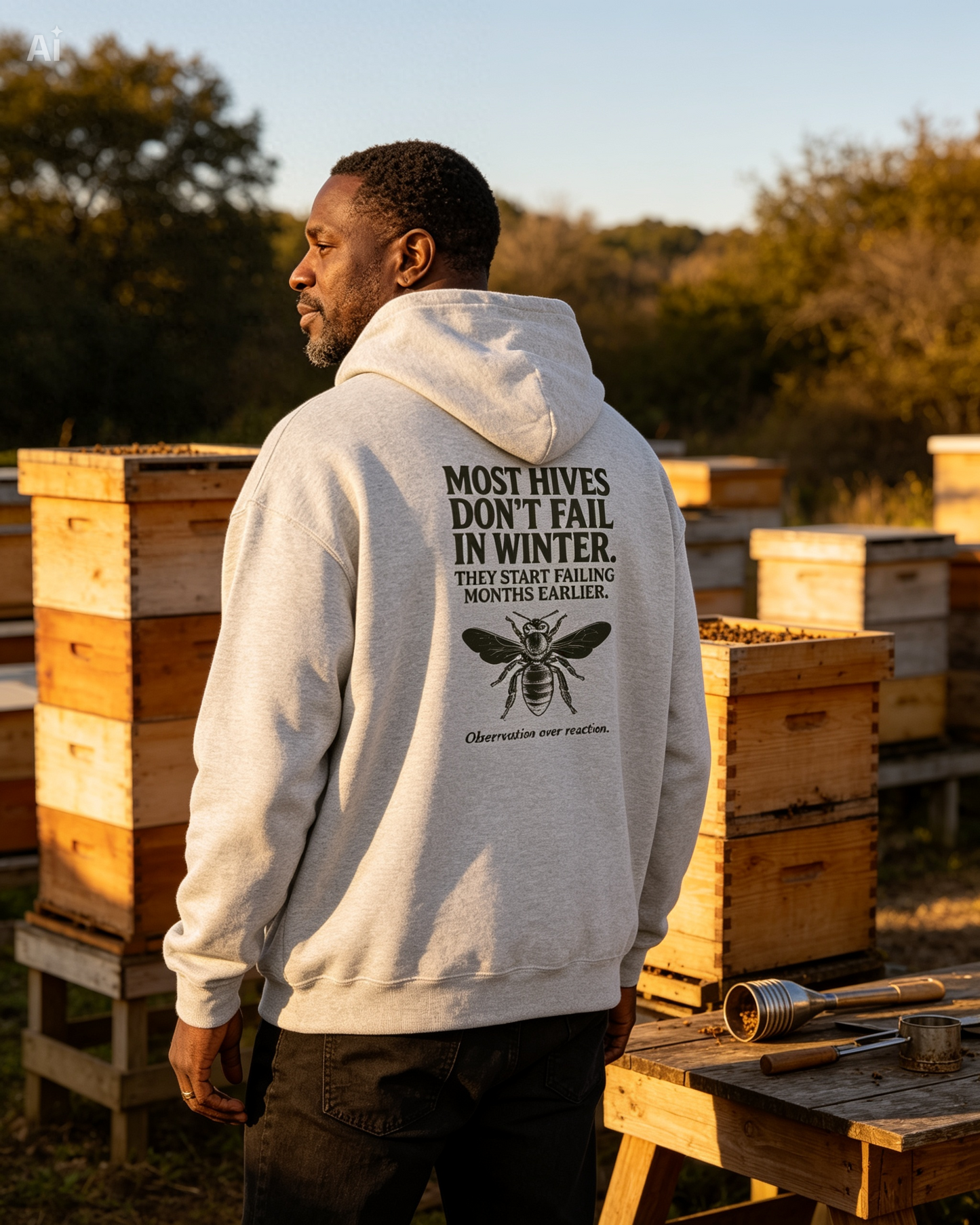 Most Hives Don't Fail in Winter Hoodie | Gift for Beekeepers