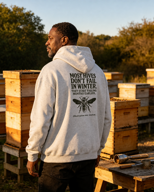 Most Hives Don't Fail in Winter Hoodie | Gift for Beekeepers