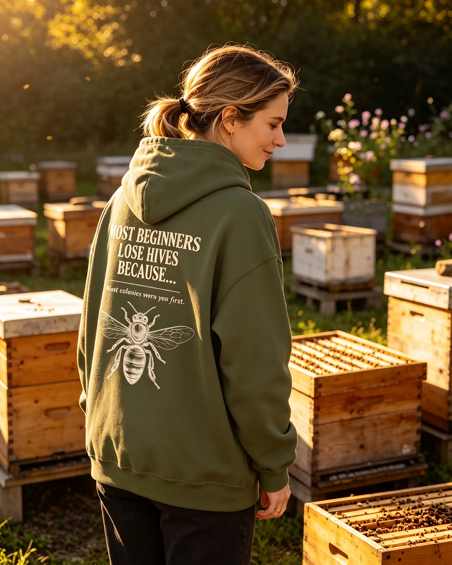 Most Beginners Lose Hives Because Hoodie | Gift for Beekeepers