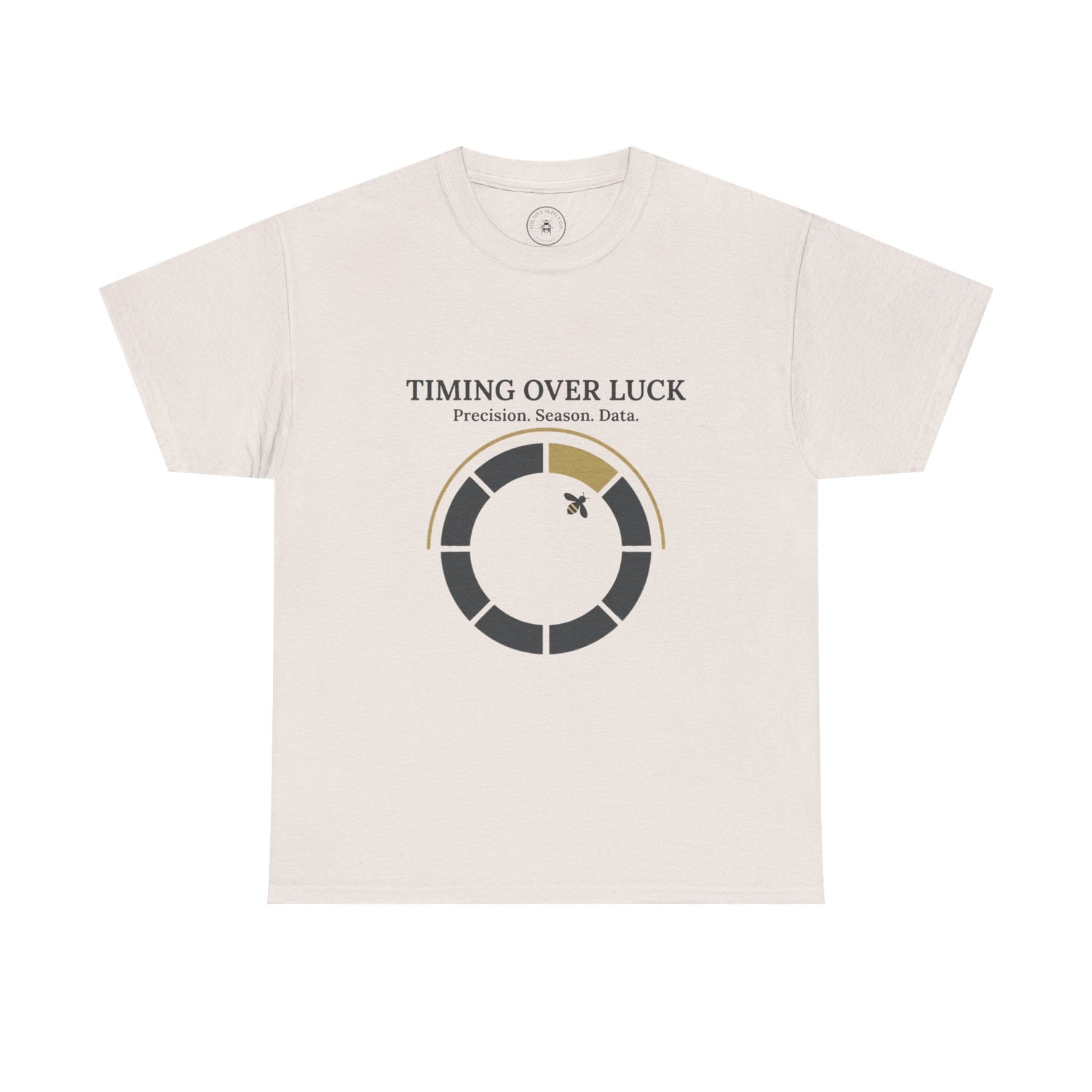 Timing Over Luck Beekeeping T Shirt for Beekeepers
