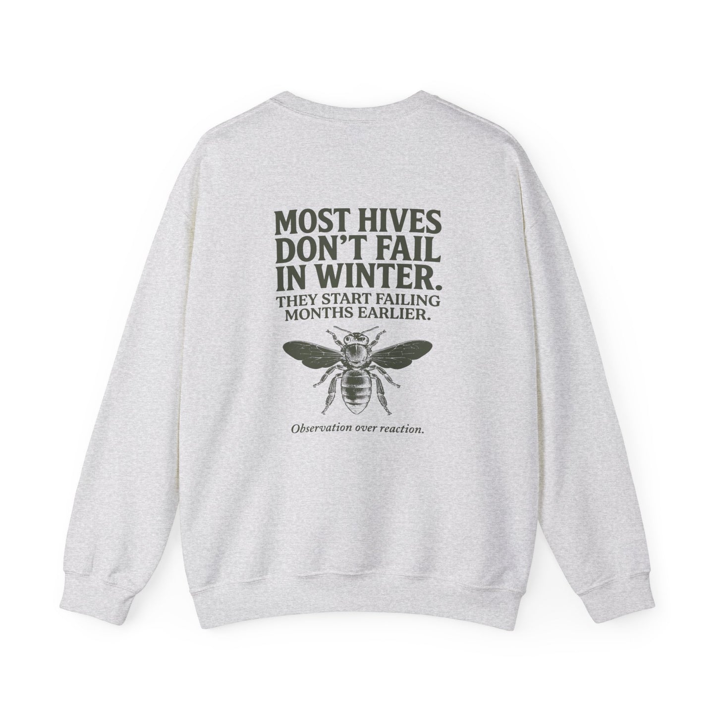 Most Hives Don't Fail in Winter Crewneck | Gift for Beekeepers