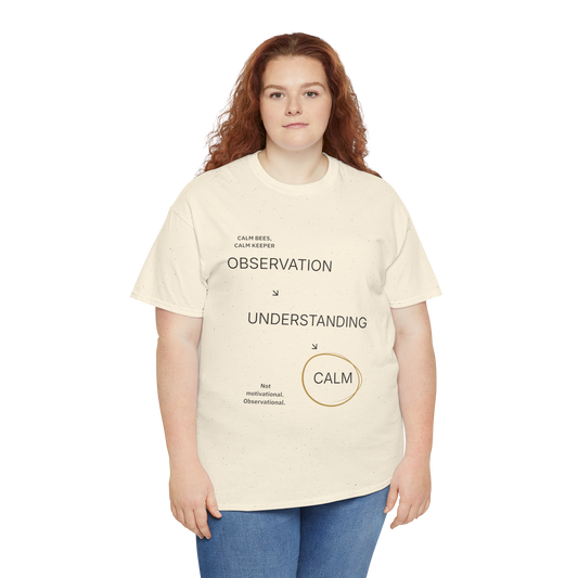 Calm Bees Calm Keeper Beekeeping T Shirt